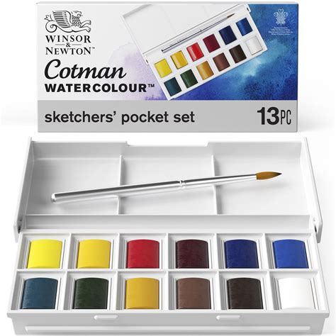 winsor and newton watercolor half pans